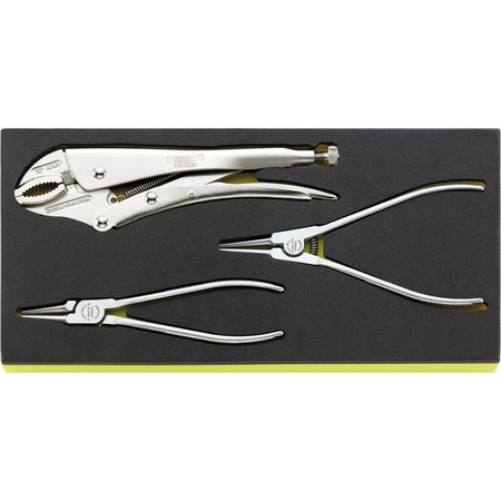 STAHLWILLE TOOLS Set of pliers i.TCS inlay No.TCS 6543-6564/3 1/3-tray3-pcs. 96838180